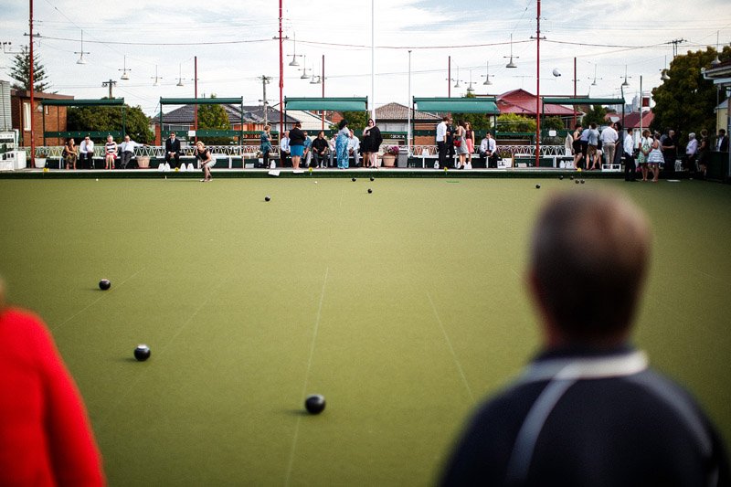 Greg and Kylie's amazing alternative wedding featuring a cinema and lawn bowls (74)