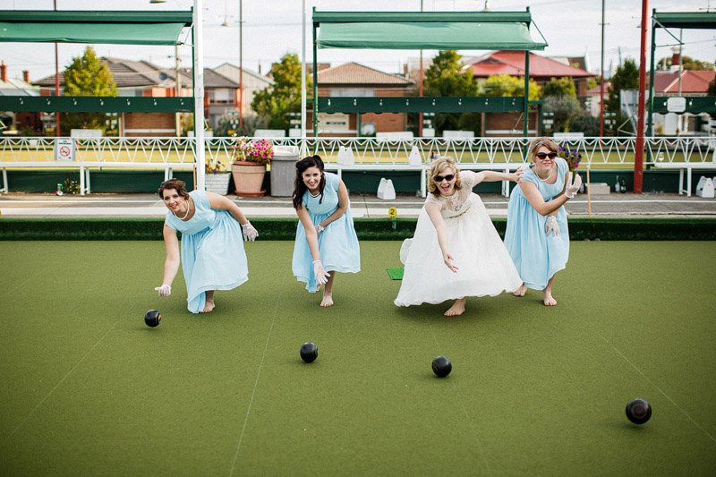 Greg and Kylie's amazing alternative wedding featuring a cinema and lawn bowls (79)