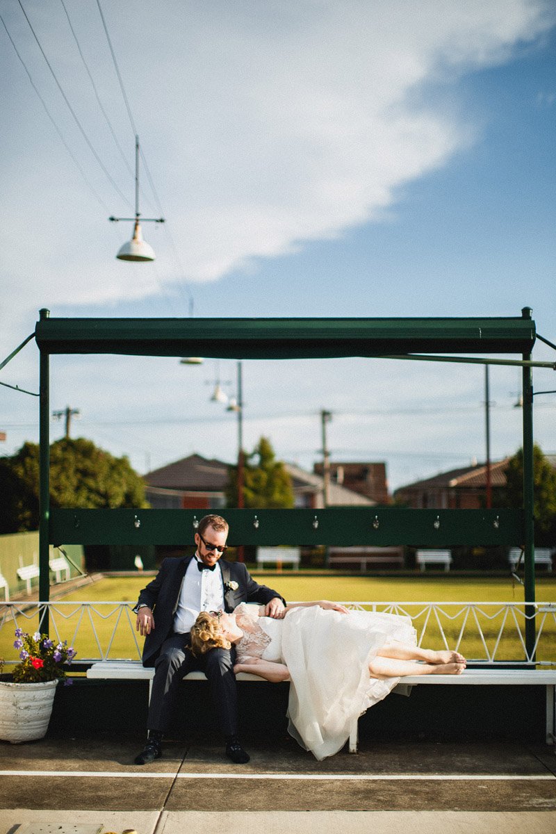 Greg and Kylie's amazing alternative wedding featuring a cinema and lawn bowls (81)